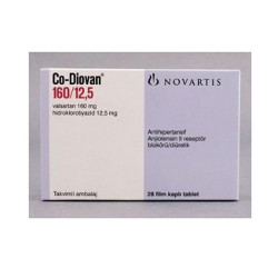 Co-Diovan 160/12,5 mg 28 Tablets Novartis